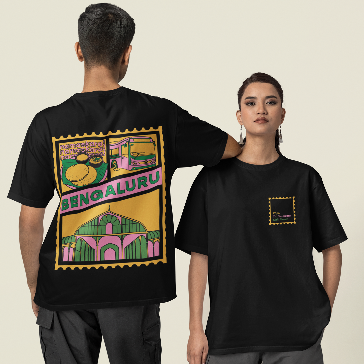 Bengaluru | Oversized | Unisex | T-Shirt