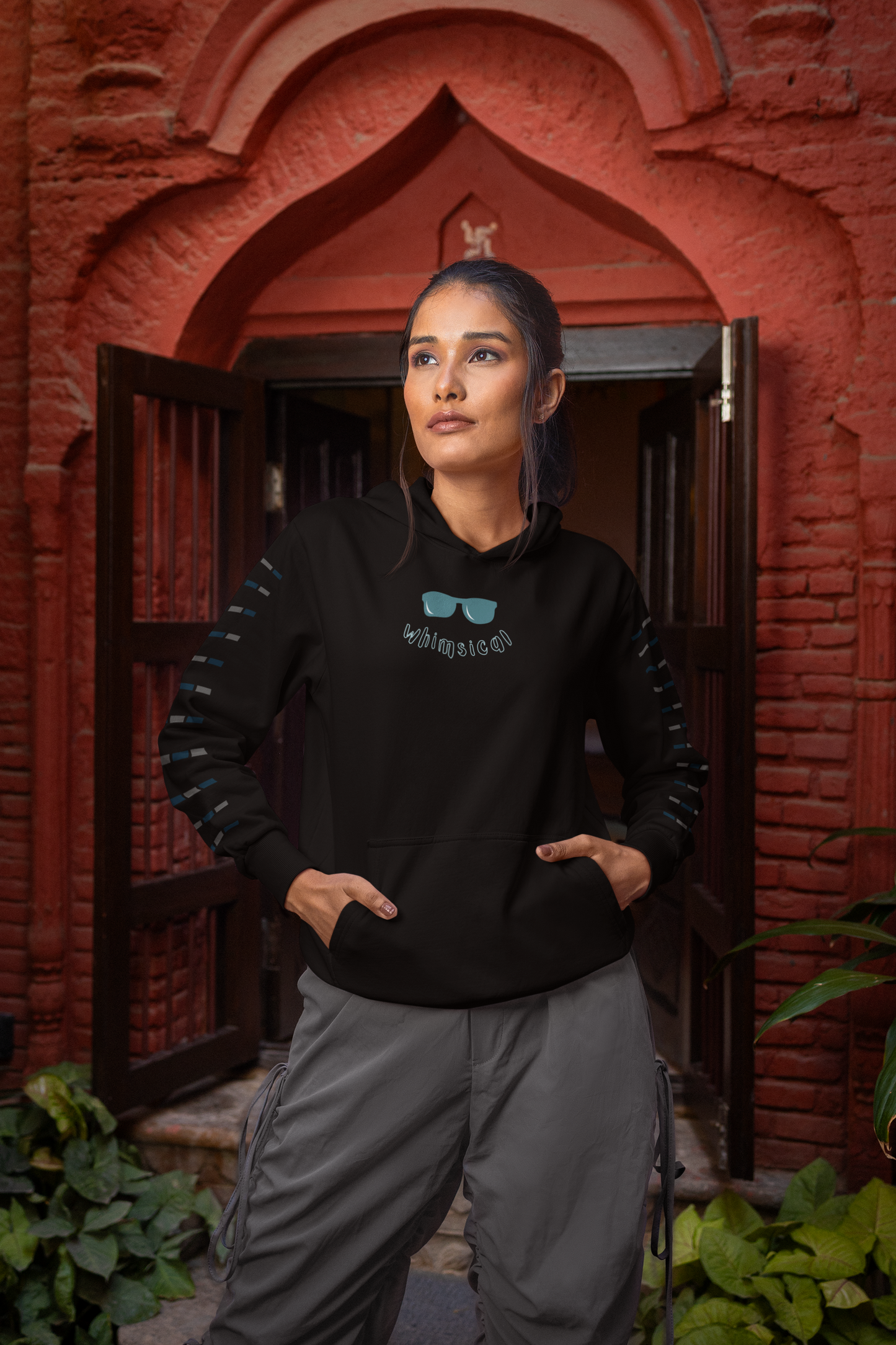 BLACK| WHIMSICAL | Pullover Hoodie: noice&toit