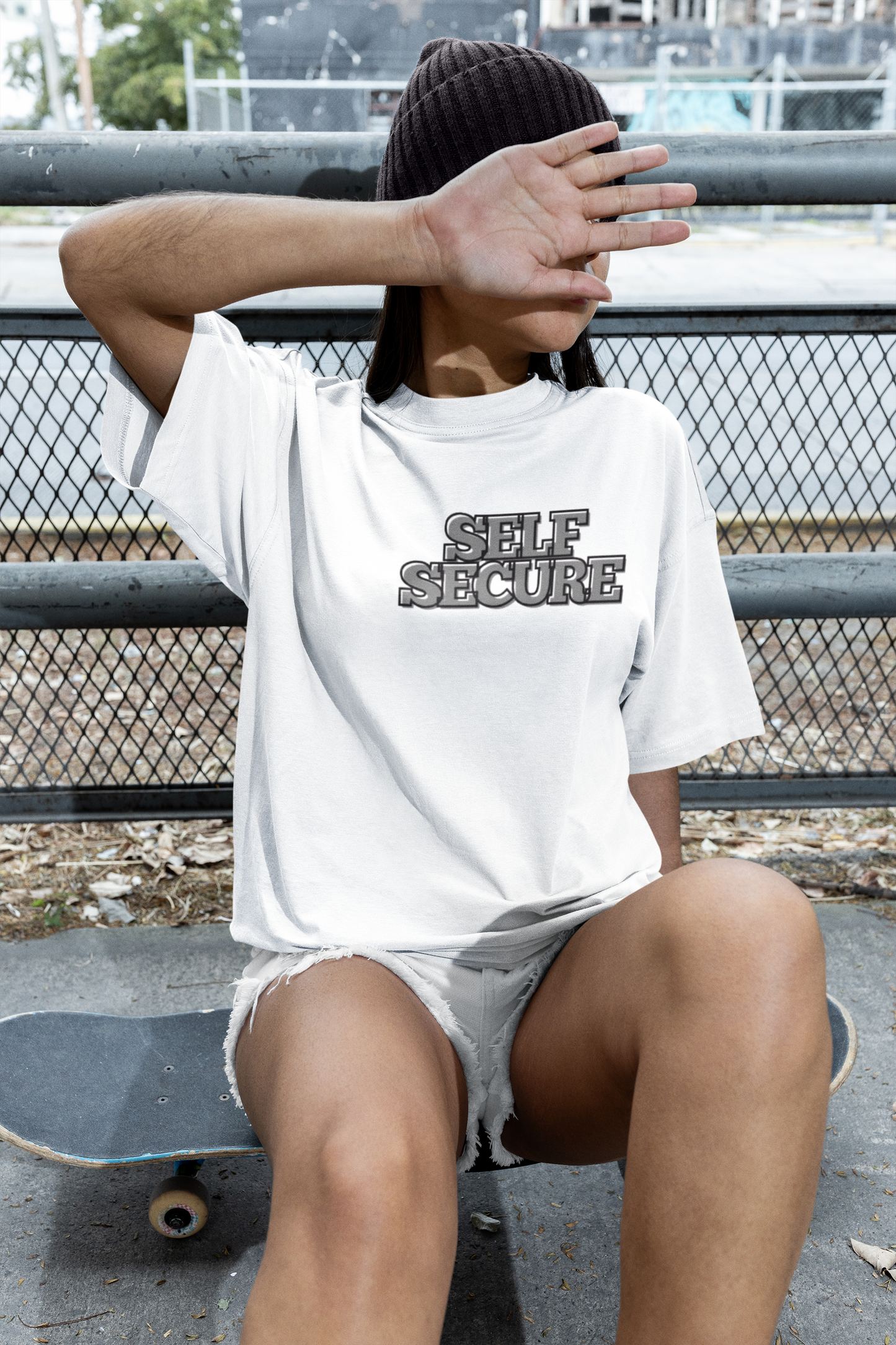 SELF SECURE | UNISEX | Oversized COMFY FIT TEE | noice&toit