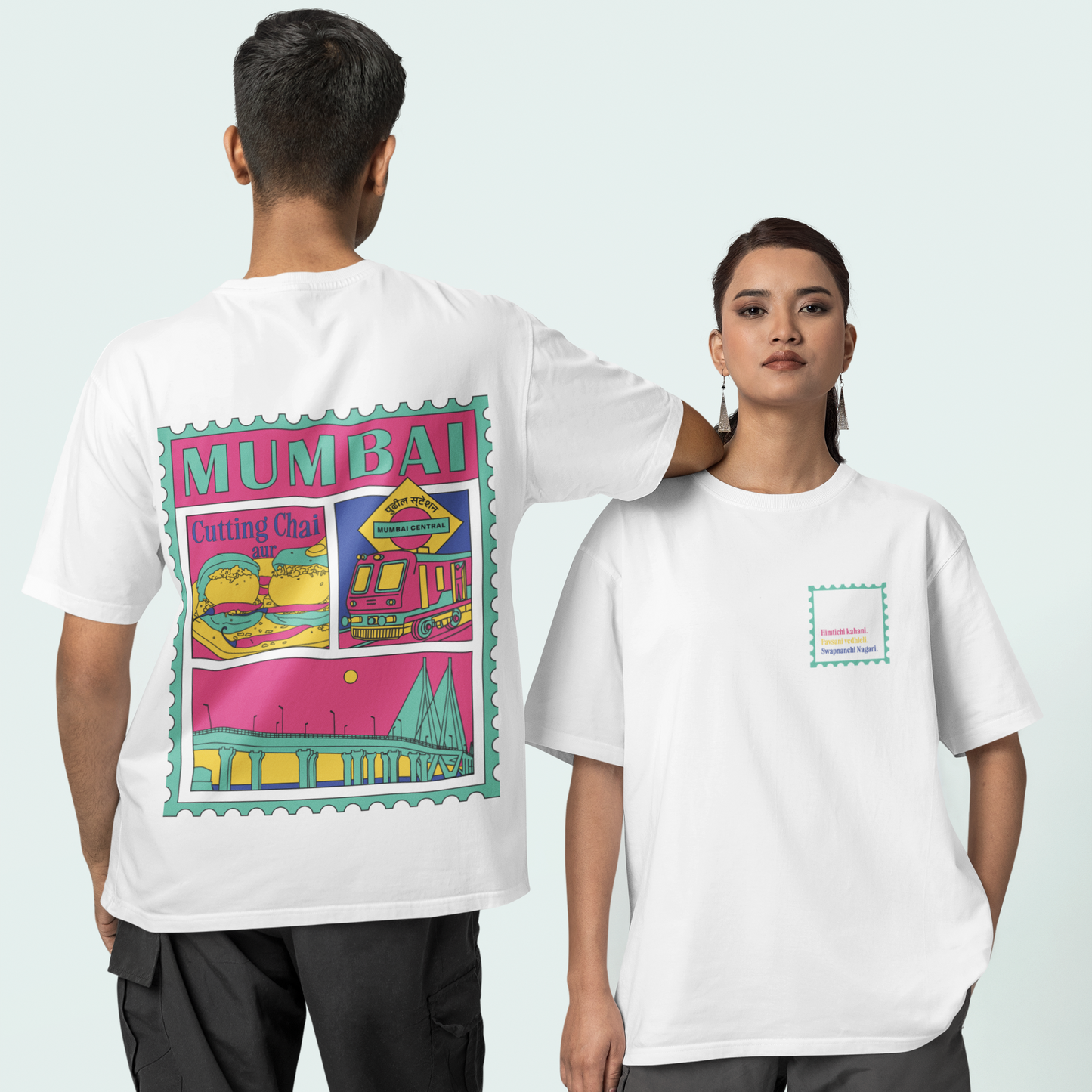 Mumbai | Oversized | Unisex | T-Shirt