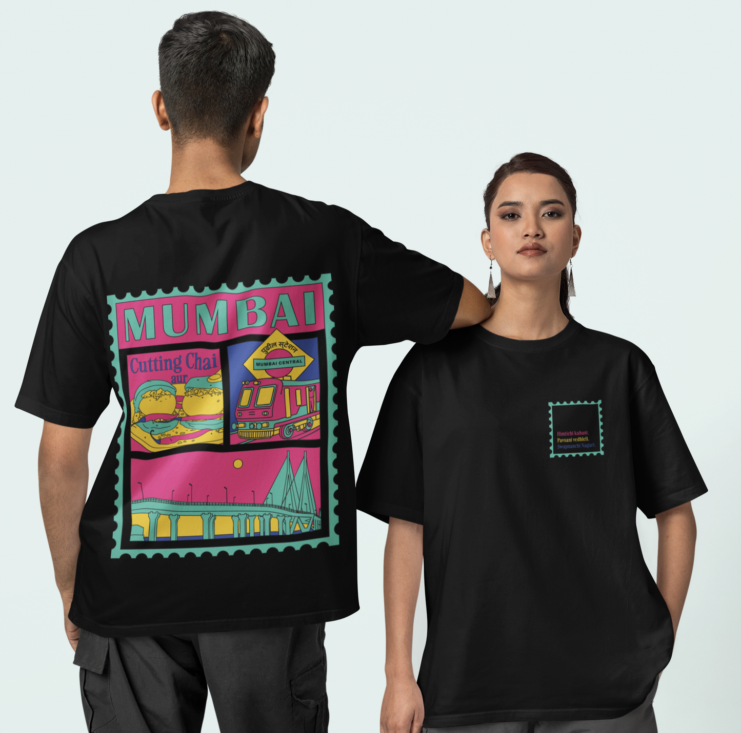 Mumbai | Oversized | Unisex | T-Shirt