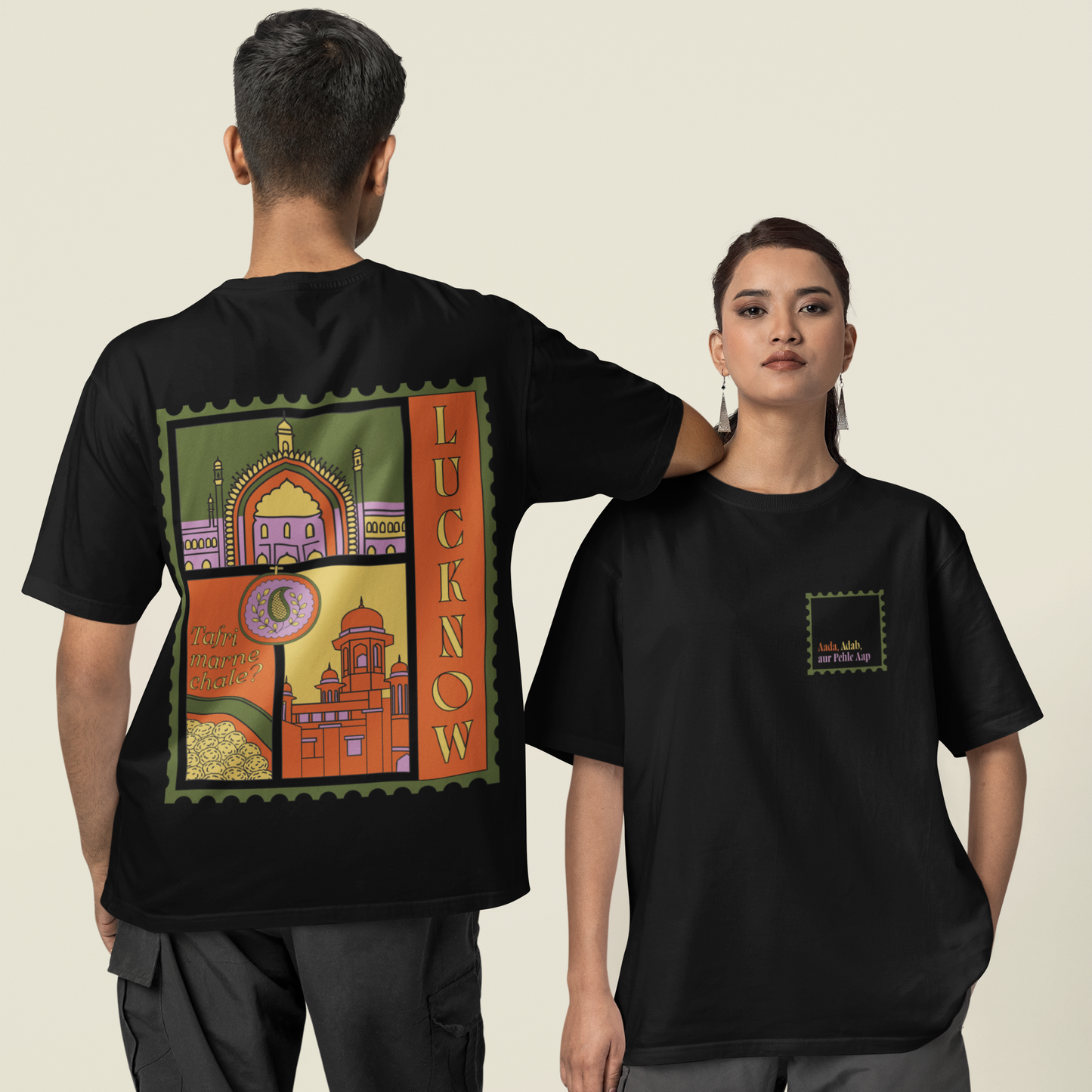 Lucknow | Oversized | Unisex| T-shirt