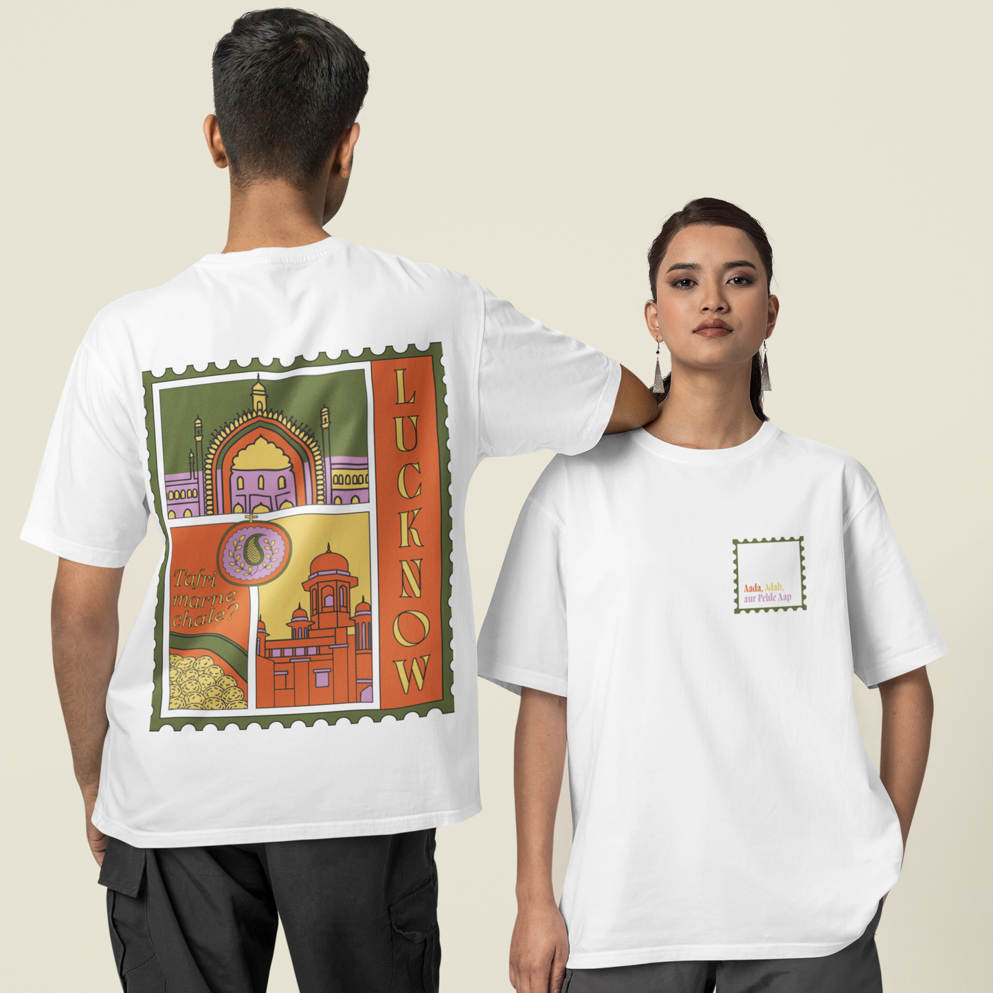Lucknow | Oversized | Unisex| T-shirt