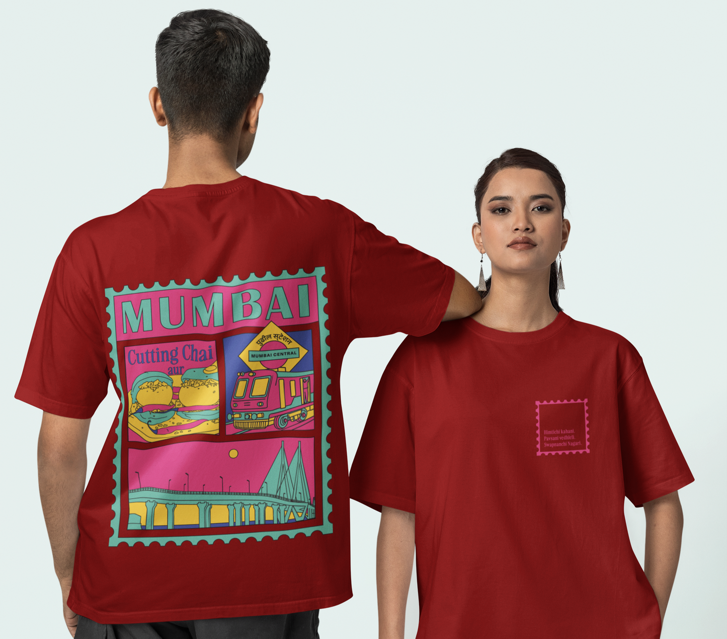 Mumbai | Oversized | Unisex | T-Shirt