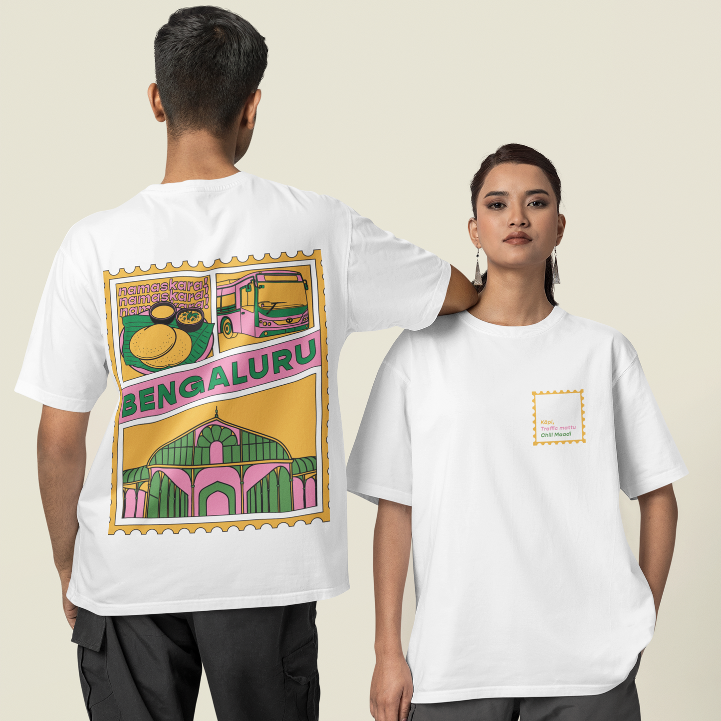 Bengaluru | Oversized | Unisex | T-Shirt