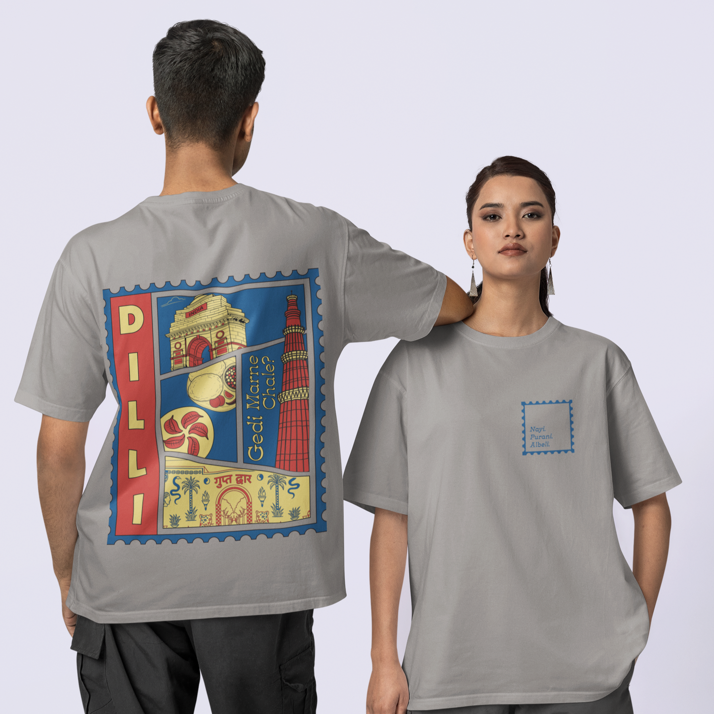 Delhi | Oversized | Unisex | T-Shirt