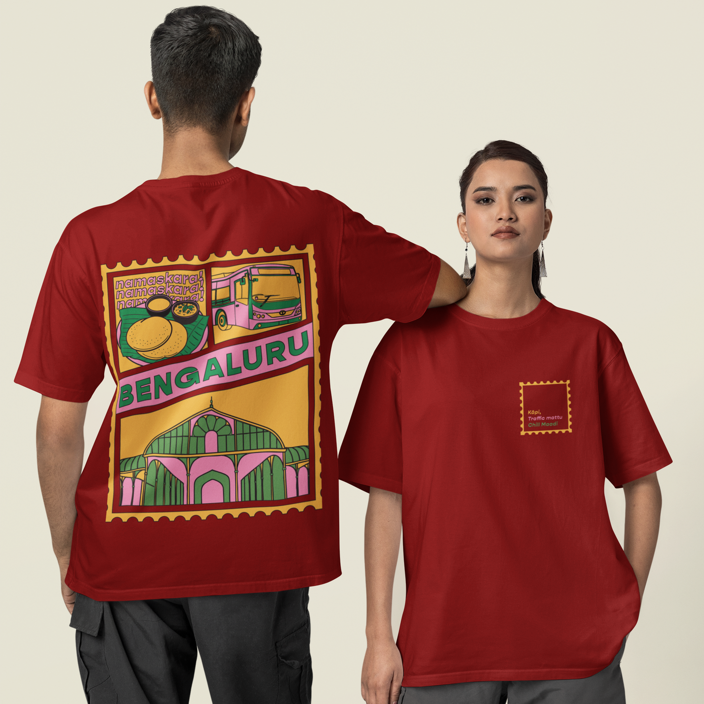 Bengaluru | Oversized | Unisex | T-Shirt