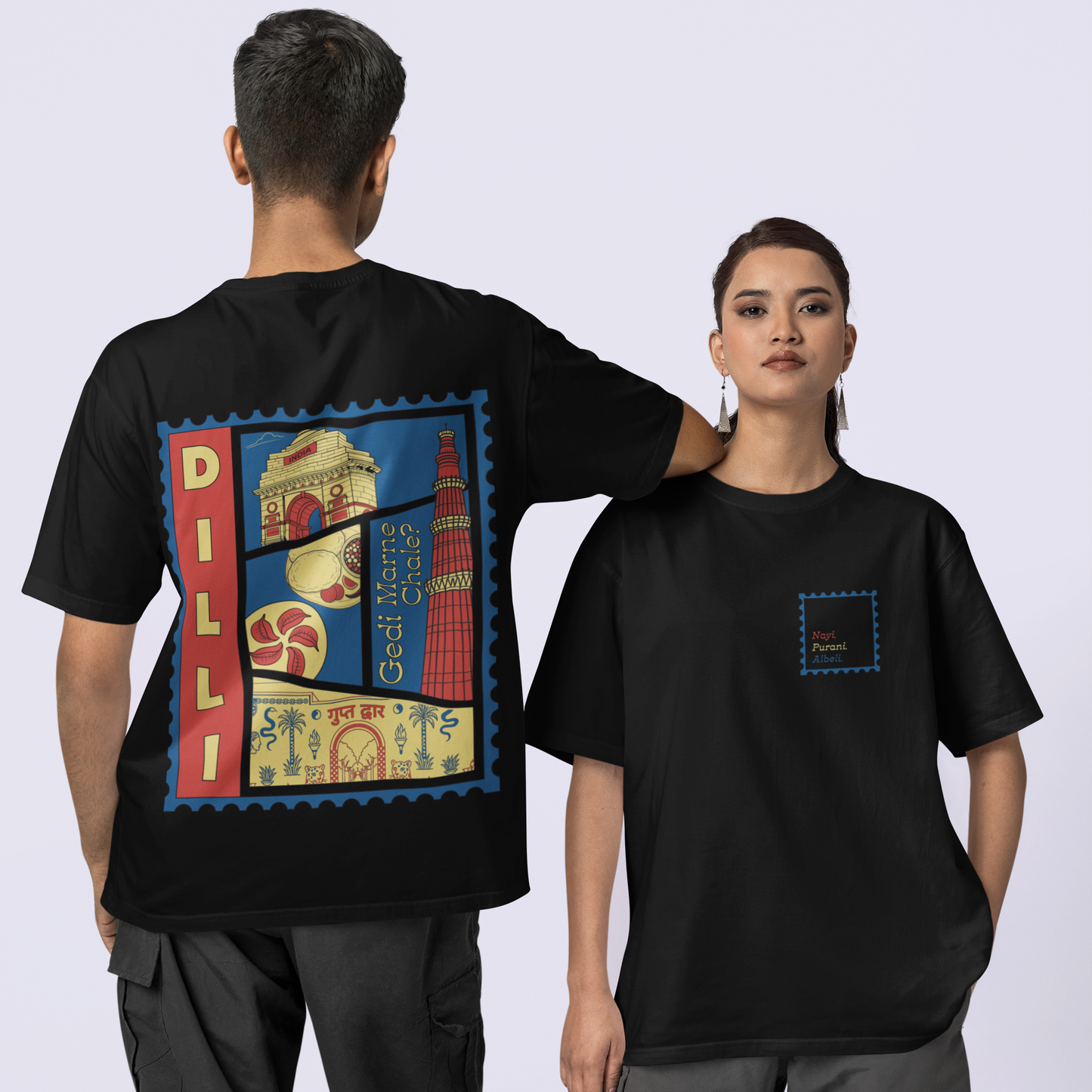 Delhi | Oversized | Unisex | T-Shirt