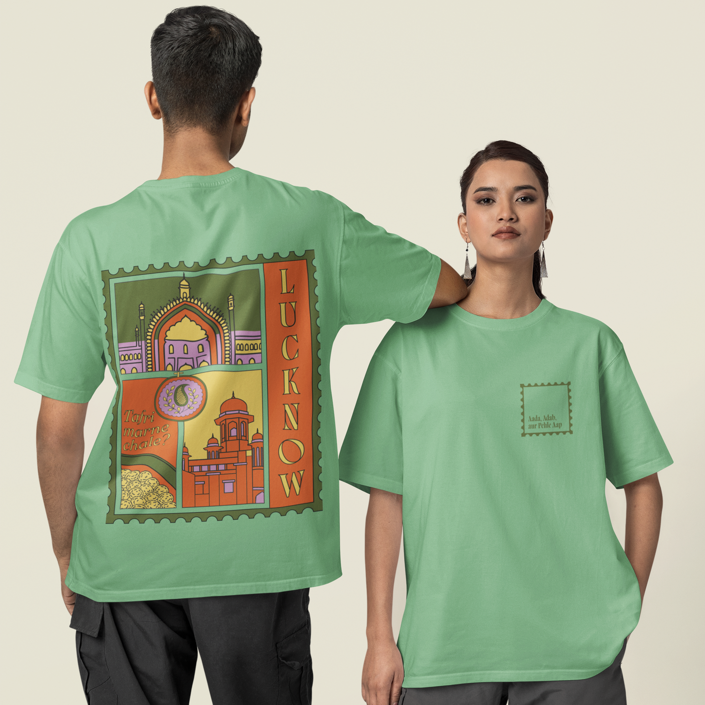 Lucknow | Oversized | Unisex| T-shirt