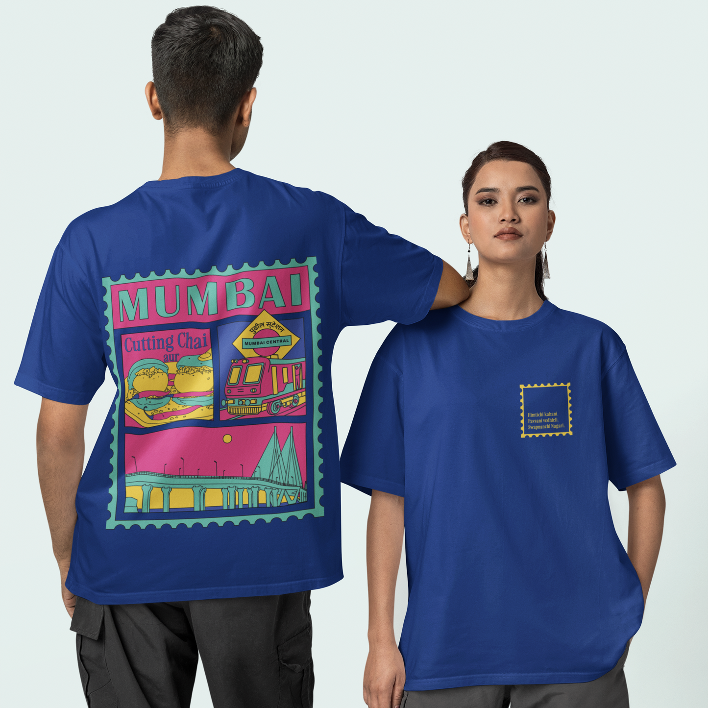 Mumbai | Oversized | Unisex | T-Shirt