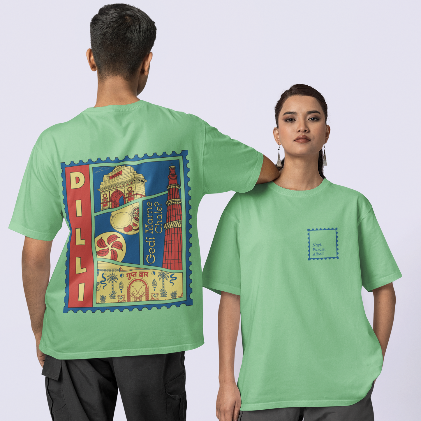 Delhi | Oversized | Unisex | T-Shirt