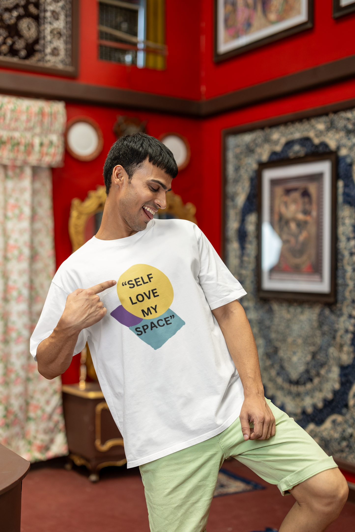 SELF LOVE MY SPACE | UNISEX | OVERSIZED COSY TEE | noice&toit